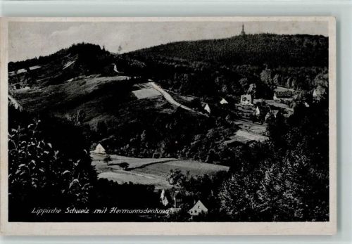 Detmold Lippische Schweiz mit Hermannsdenkmal