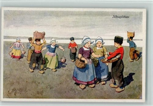 BKW Serie 176-5 , Hollandkinder, gute Erhaltung AK