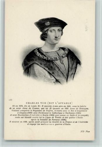 ND Phot. Nr. 133 Charles VIII Dit L'Affable