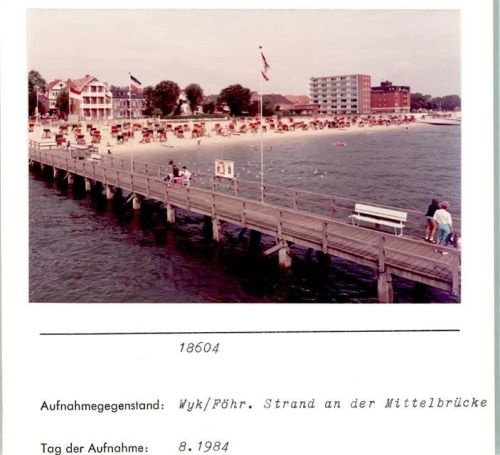 Wyk Foto montiert auf Karton