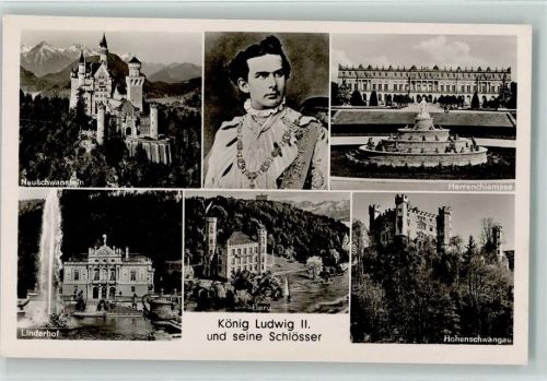 Nr. 257 - König Ludwig und seine Schlösser AK