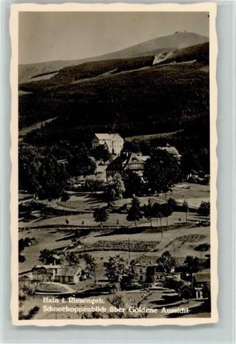 Hain Riesengebirge 1936 Teilansicht , sehr gute Erhaltung AK
