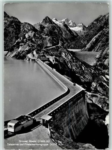Grimsel Grimsel Hospiz Talsperren und Finsteraarhorngruppe