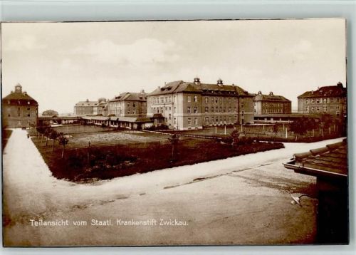Zwickau Terilansicht vom staatl. Krankenstift