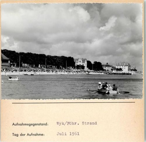 Wyk Foto montiert auf Karton