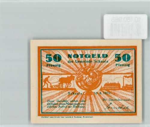 Schaala Notgeld