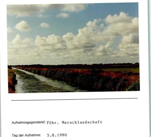 Wyk Foto montiert auf Karton