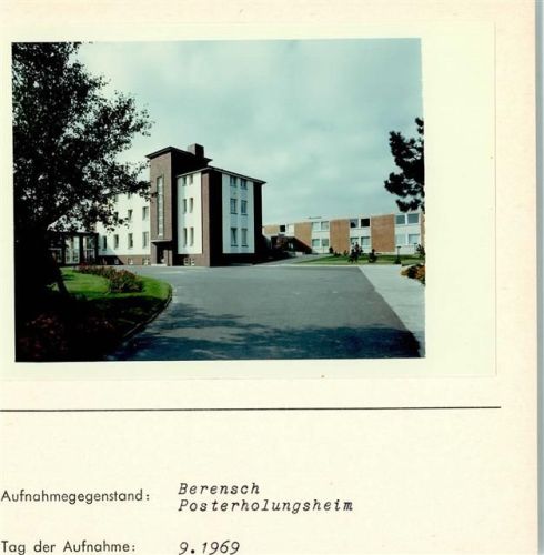Berensch Posterholungsheim Foto montiert auf Karton