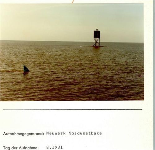 Hamburg-Insel Neuwerk Foto montiert auf Karton Nordwestbake