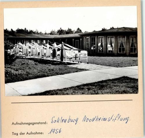 Sahlenburg Foto montiert auf Karton