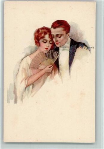 Liebespaar, signiert - Serie 508-1 Italienische Kunst