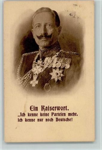 1915 Ein Kaiserwort - mit Orden geschmückt