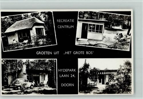 Doorn 1961 Recreatie Centrum "Het Grote Bos" Fiat 500