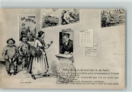 1915 Legendes de St. Saulge Nr. 8 Au Tacot