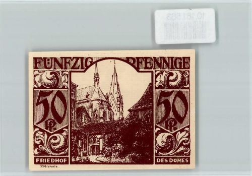 Paderborn Notgeld Friedhof des Domes