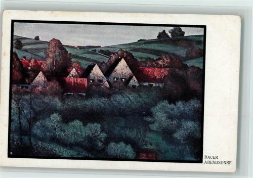 Nr. 70 - sign Bauer, Abendsonne Teubner Gebrauchsspuren