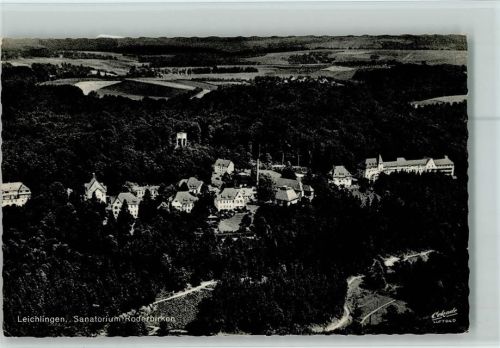 Leichlingen Luftaufnahme Sanatorium Roderbirken