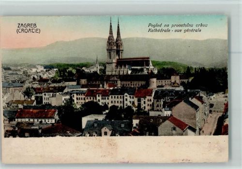 Zagreb Kathedrale Ortsansicht