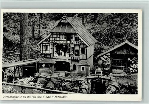 Melle 1955 Märchenwald, Zwergenmühle AK