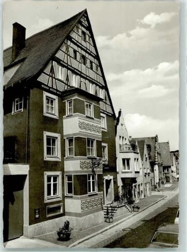 Wemding 1981 Hotel Meerfräulein ADAC Lokal AK
