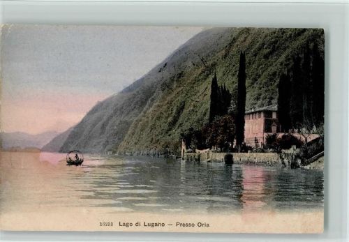 Oria 1909 Lago di Lugano Presso Oria