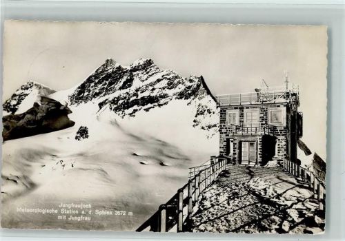 Jungfraujoch Meteologische Station a. d. Sphinx Feldpost