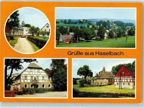 Haselbach Sträucherweg Übersicht Gasthof Drei Mohren Niederdorf am Haselbach