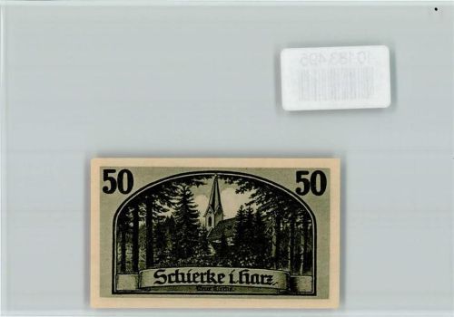 Schierke Notgeld Neue Kirche Goethe