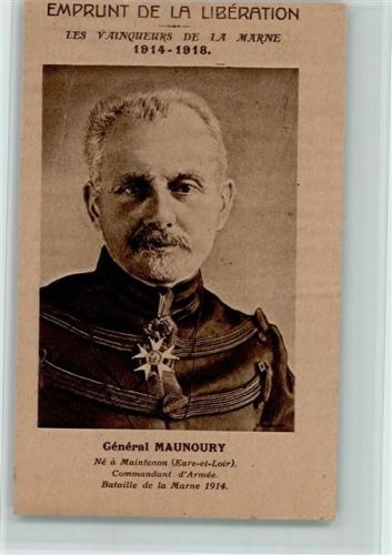 1915 General Maunoury mit Orden AK