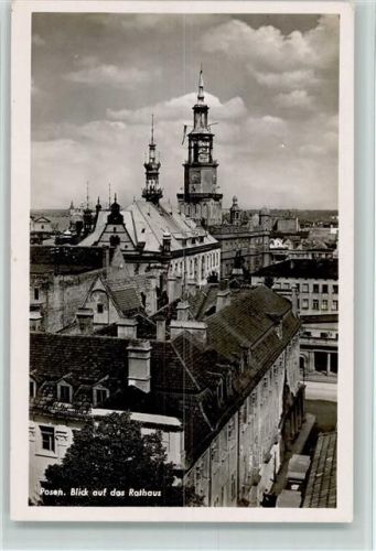 Posen Blick auf das Rathaus