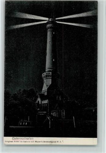 Swinemünde Osternothafen Leuchtturm bei Nacht