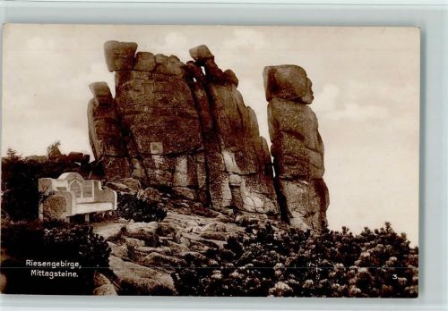 Riesengebirge Mittagsteine Das schlesische Gebirgsland Reihe 21 Bild 3