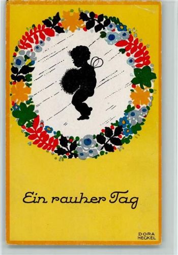 sign Dora Heckel, ein rauher Tag, AK