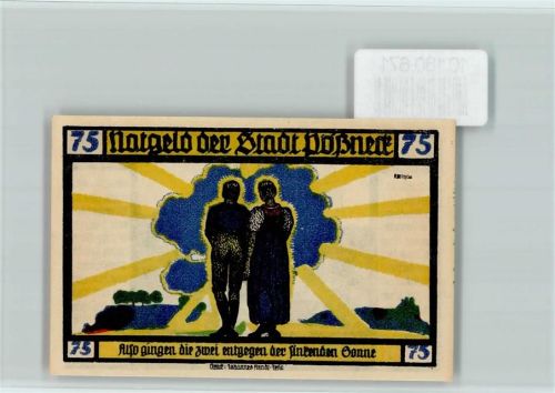 Pößneck Notgeld Goethe Hermann und Dorothea