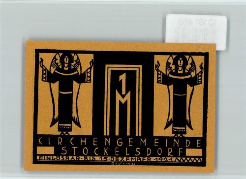 Stockelsdorf Notgeld Kirchengemeinde Engel