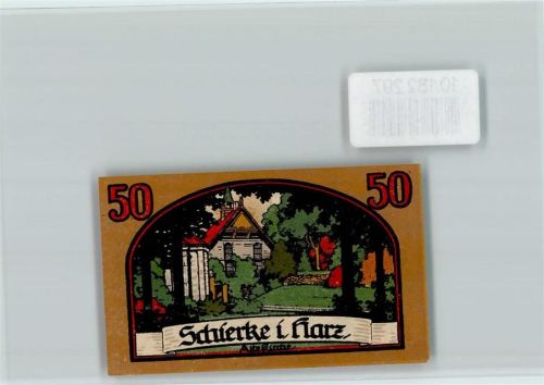 Schierke Notgeld Alte Kirche Goethe