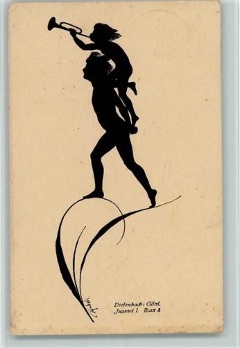 Jugend 1 Blatt 3 AK Eckknick Diefenbach, K. W. 1917 Gebrauchsspuren