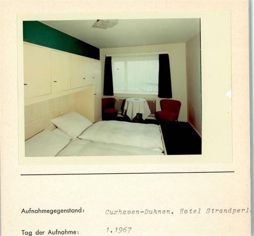 Duhnen Foto montiert auf Karton