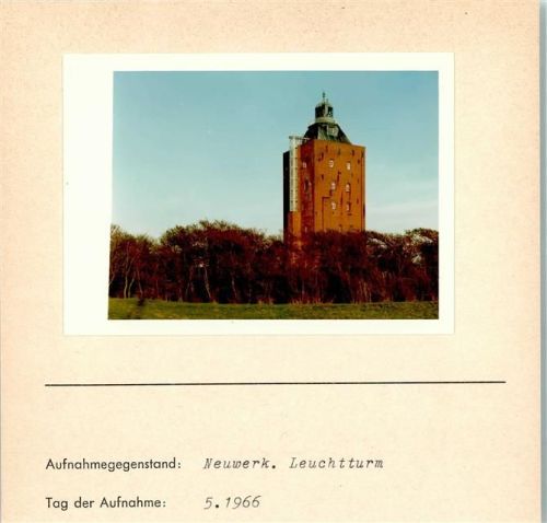 Hamburg-Insel Neuwerk Foto montiert auf Karton