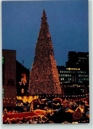 Dortmund Weihnachtsmarkt Weihnachtsbaum Commerzbank
