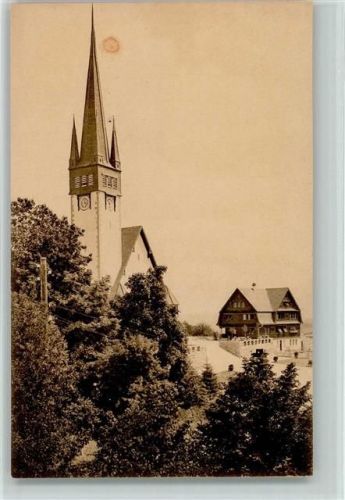 Degersheim Evangelische Kirche mit Pfarrhaus