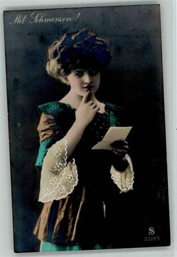 1908 Fotoverlag L.F. + F.F. Serie 2229-5 AK Frauenschönheit