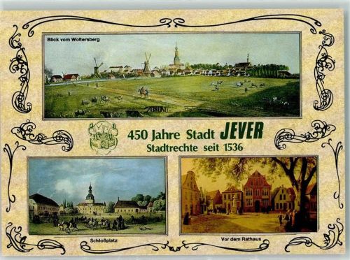 Jever Windmühlen Schlossplatz Rathaus