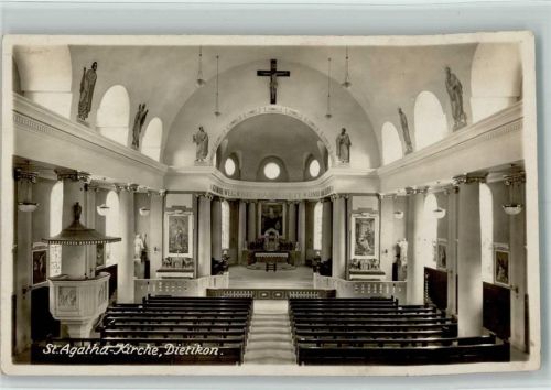 Dietikon St. Agatha-Kirche Innenaufnahme