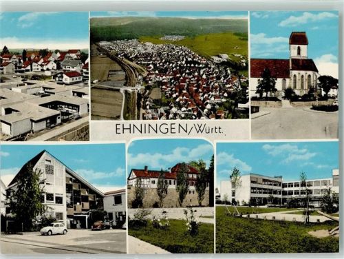 Ehningen Rückseite mit Abschürfungen bzw Kleberesten