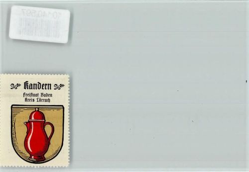 Kandern Wappen Rote Kanne mit Deckel