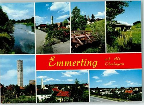 Emmerting Rückseite mit Abschürfungen bzw Kleberesten