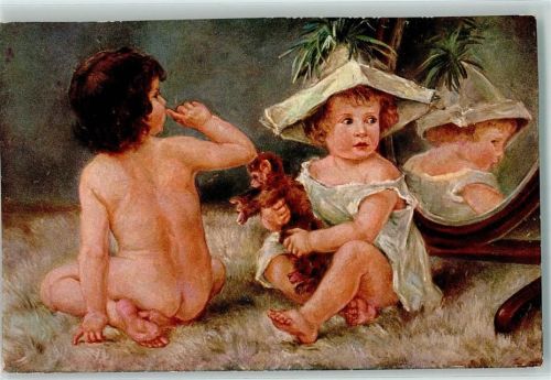 Serie 1039/4 Verlag Rehn , Spielzeug, Affe als Stofftier AK