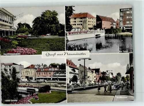 Neumünster Am Klostergraben AmTeich Kieler Brücke Großflecken