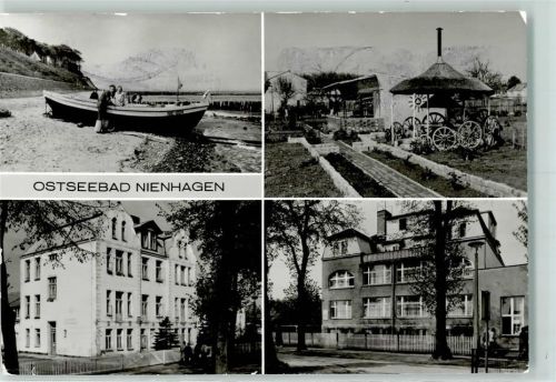 Ostseebad Nienhagen Rückseite mit Abschürfungen bzw Kleberesten
